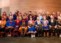Kuvassa on Saamelaiskäräjien kokoonpano 2025